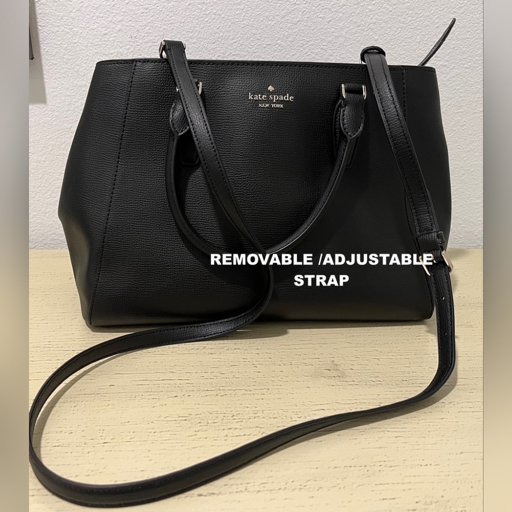 Kate‎ Spade Kristi Black Leather Satchel/Crossbody NWOT
